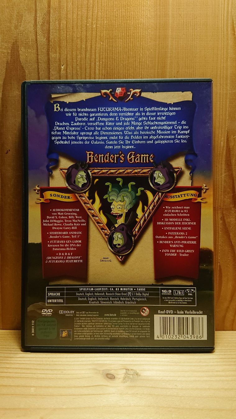 Tous les DVDs: FUTURAMA Bender's Game DVD – D'occasion à Wilderswil par Exebub 1