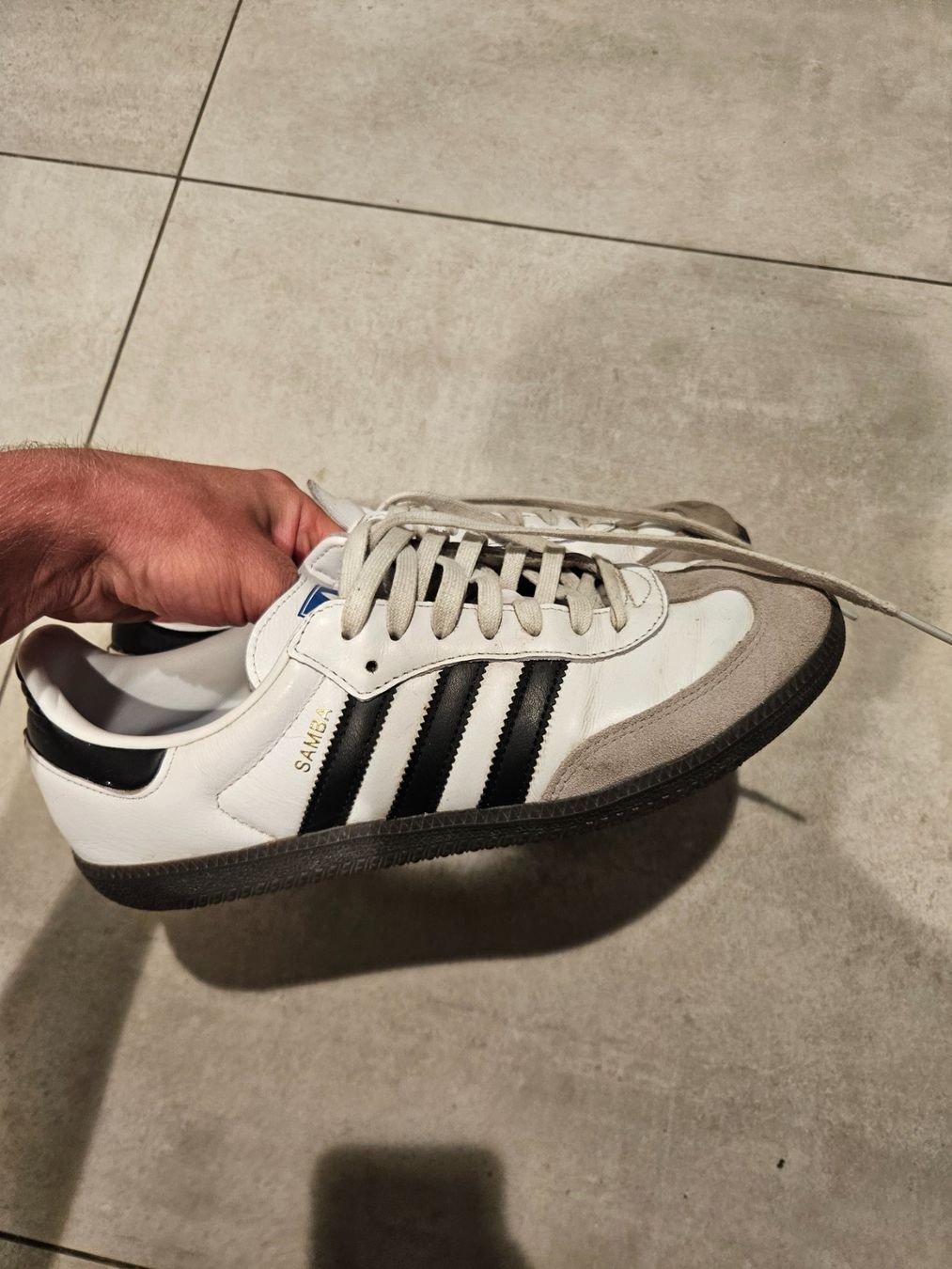 Adidas Scarpe da uomo: Original adidas Samba OG White / Core Black - Grösse 43,5 – Usato da Lugano venduto da dan_2qsg