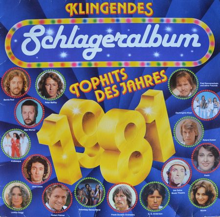 Klingendes Schlageralbum Top Hits 1981, Vinyl Rarität, Samml