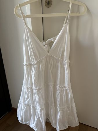 River Island Sommerkleid Weiss Grösse L neuwertig