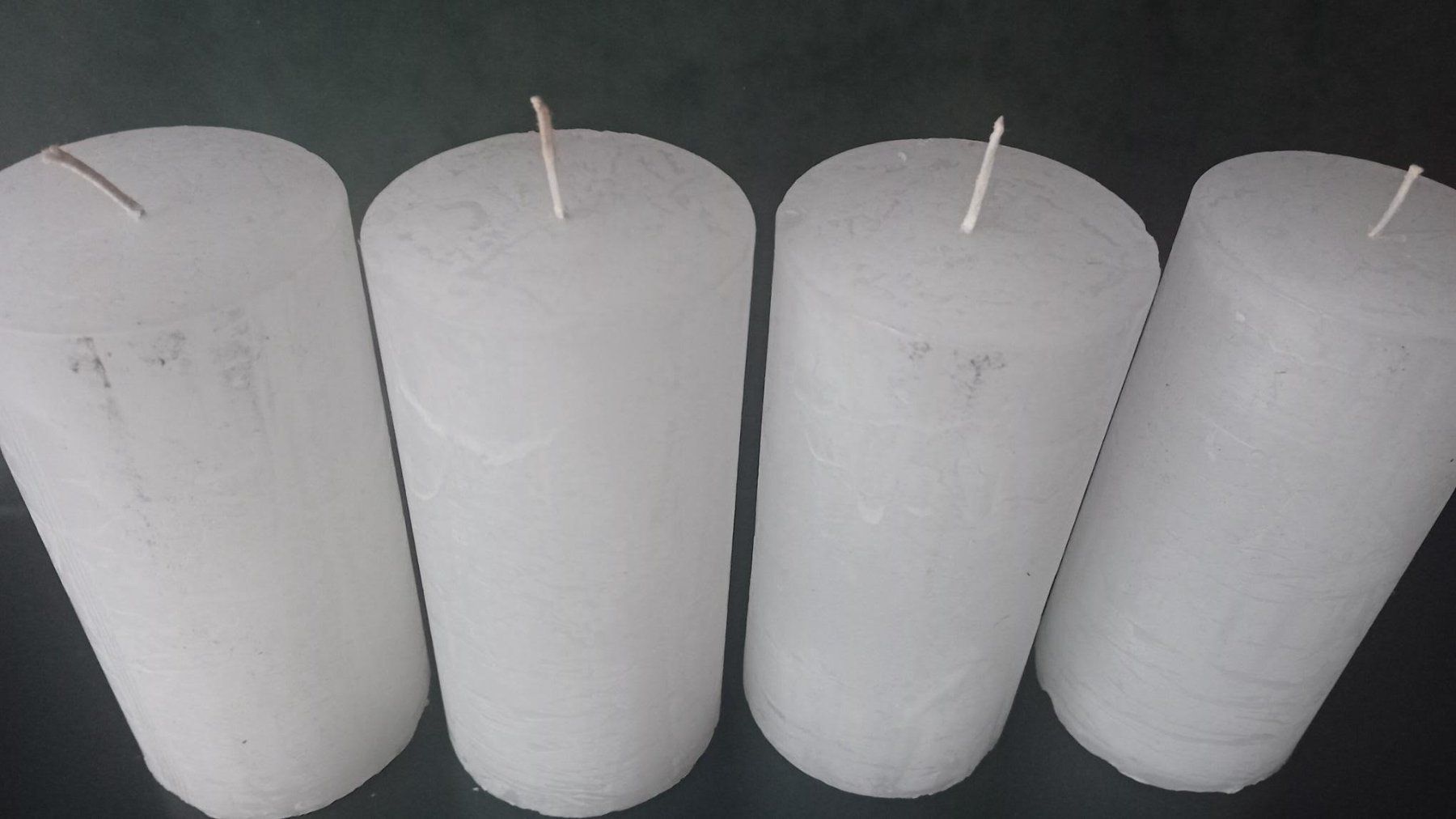 Candele: Kerzen Raureif weiss 4er Set – Nuovo (secondo la descrizione) da Salez venduto da Robe12 2