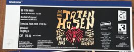 1x Die Toten Hosen Ticket, Stehplatz