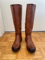 Damenstiefel, braun,  Kunstleder, Grösse 38
