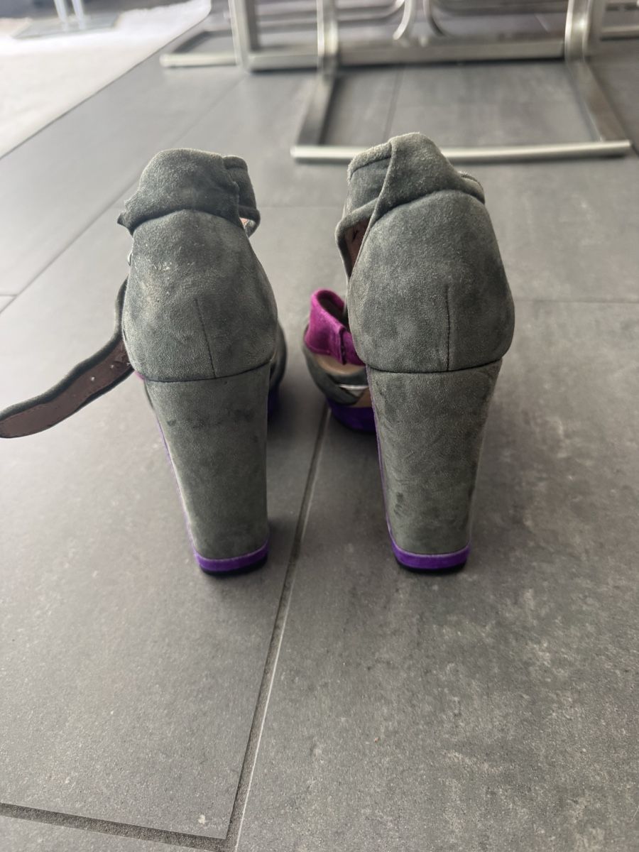 Scarpe da donna: High Heels grau/pink  Grösse 37 – Nuovo (secondo la descrizione) da Olten venduto da bir_k96n 3