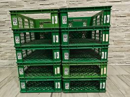 10 Stapelbehälter 60x40x18 cm Stapelkiste Eurobox Lagerturm