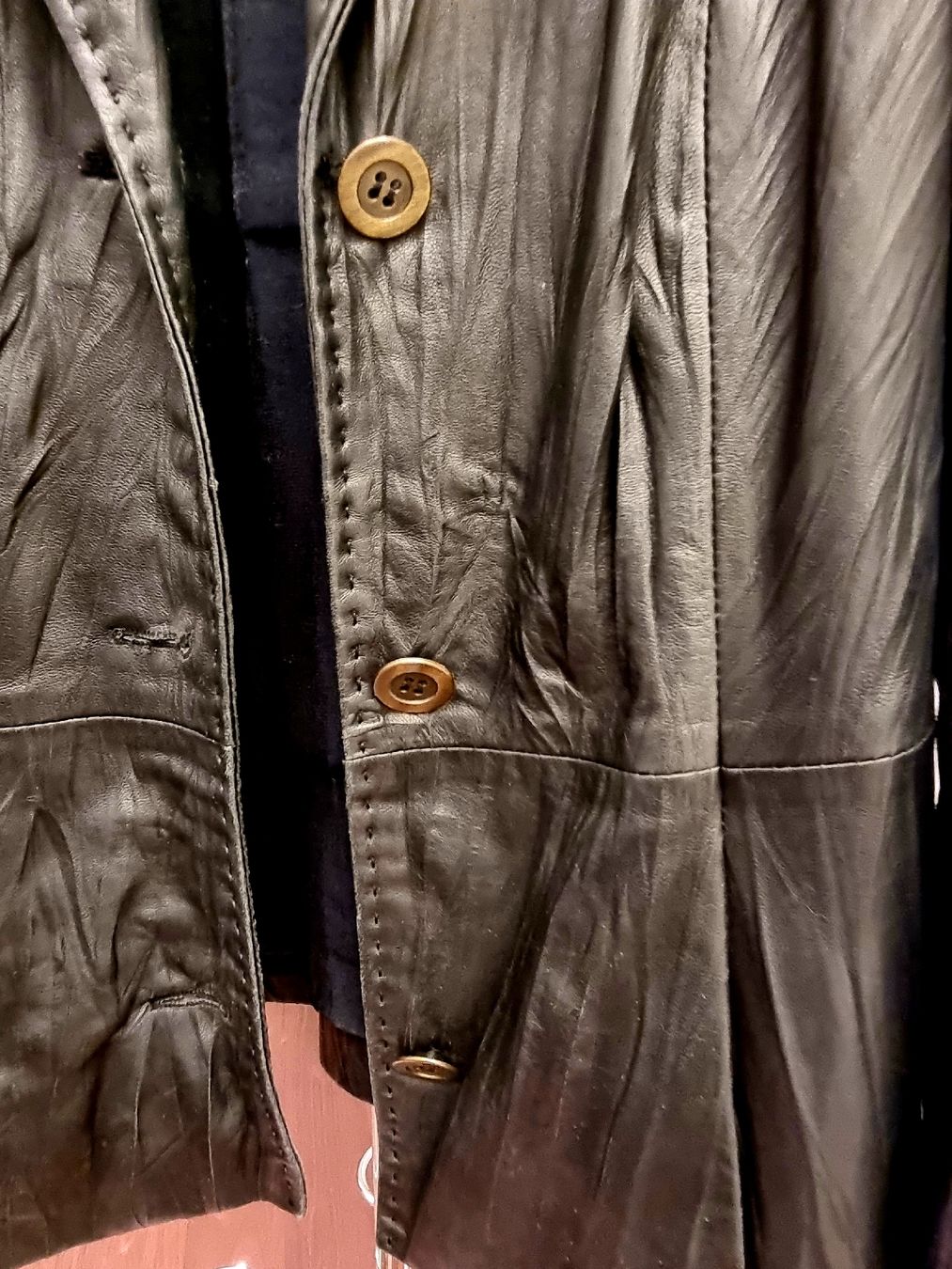Giacche: Leder Jacke,  Gr. 38, Schwarz – Usato da Rorschacherberg venduto da Olgamedved 1