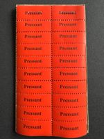 Pressant-Kleber - Original SBB, Vintage, Top Zustand!