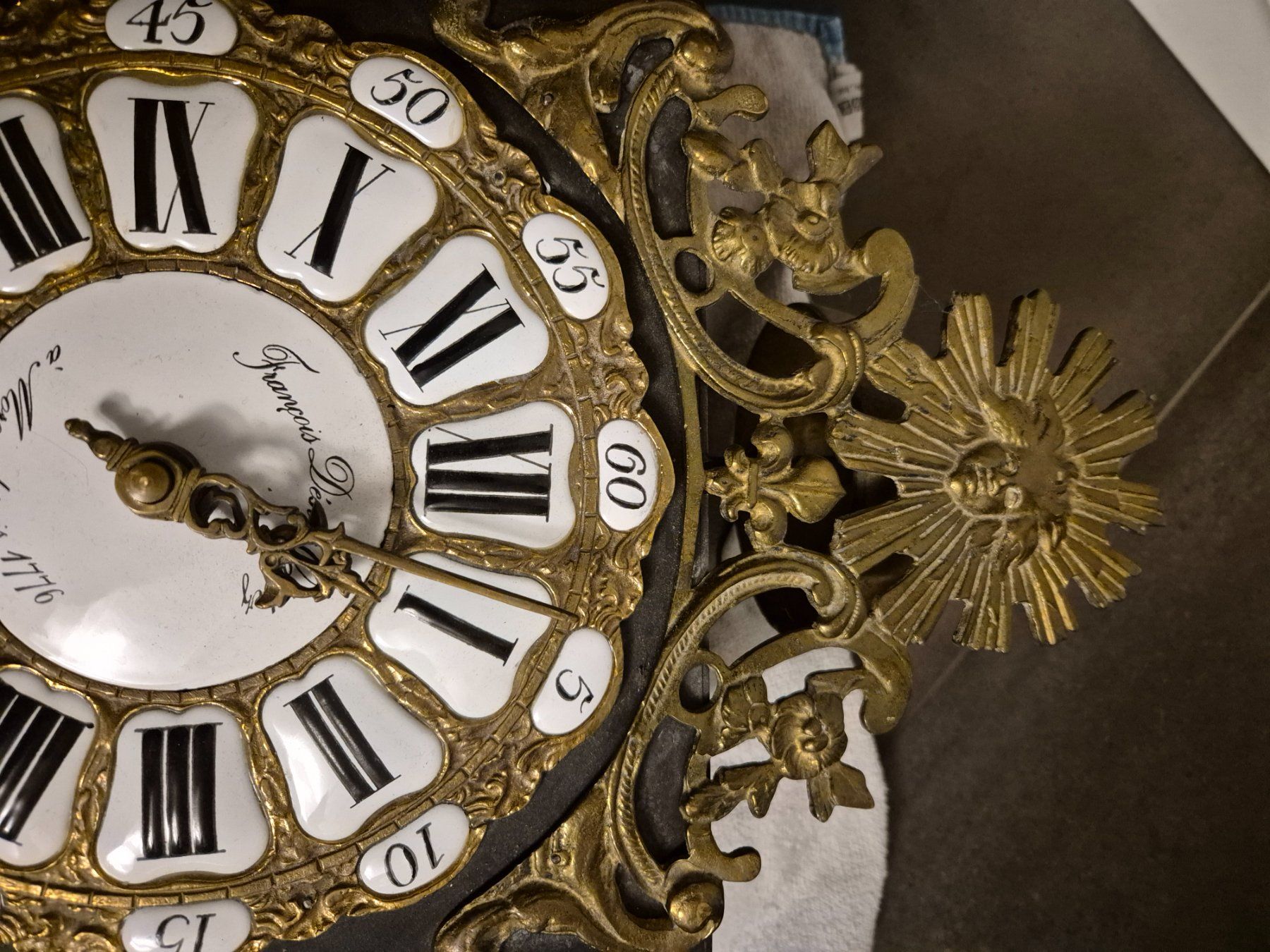 Stand- & Wanduhren: Comtoise-Uhr, Morbier-Uhr, franz. – Gebraucht aus Vilters von Fleiflomi 2