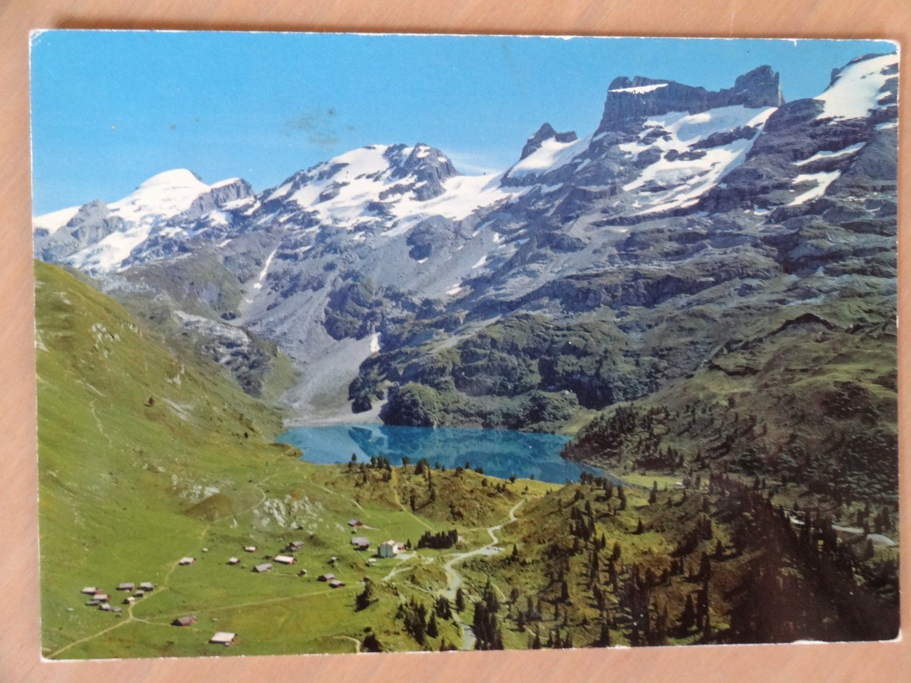 Ansichtskarten: Engstlenalp, Jochpass - 2 cartes - année 1990 – Gebraucht aus St Léonard von Riglin 2