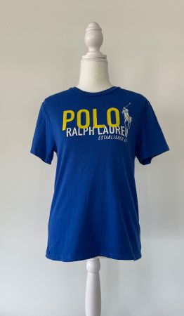 Polo Ralph Lauren Kinder T-Shirt Blau Grösse M Top Zustand