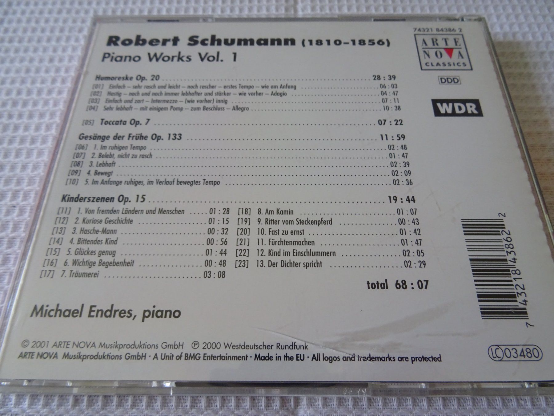 CD: Robert Schumann, Klavierwerke, Vol.1 – Usato da Bilten venduto da Bora3 1