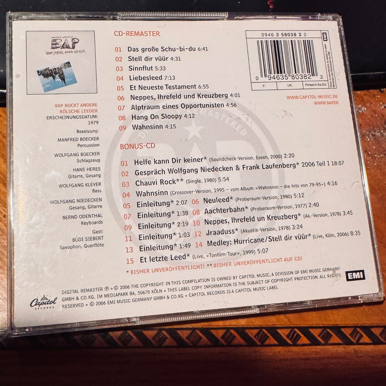 CD: BAP - Rockt andere kölsche Lieder mit Bonus-CD – Usato da Merligen venduto da barratt 1