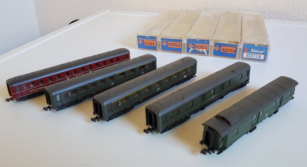 Modélisme ferroviaire HO voiture voyageurs RIC n° 2048 CFF. ROCO