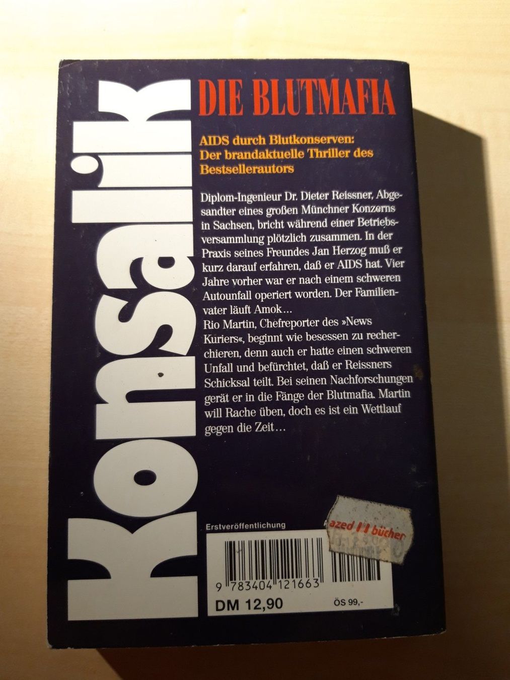 Livres: Die Blutmafia – D'occasion à Egliswil par Cracky81 1