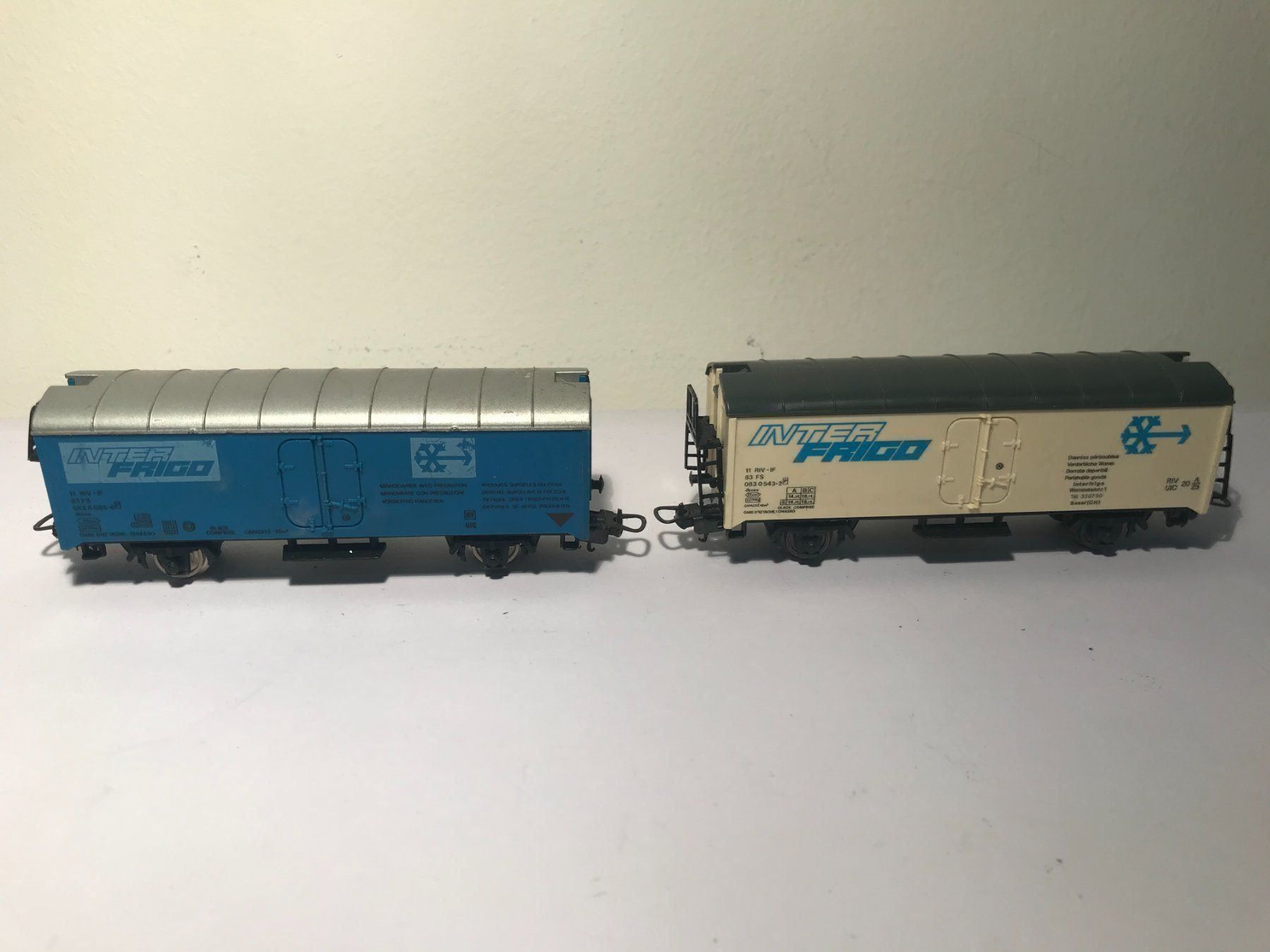 Lima Modellini di ferrovie: LIMA 2x Interfrigo Kühlwagen – Usato da Buchrain venduto da Modellbahn11