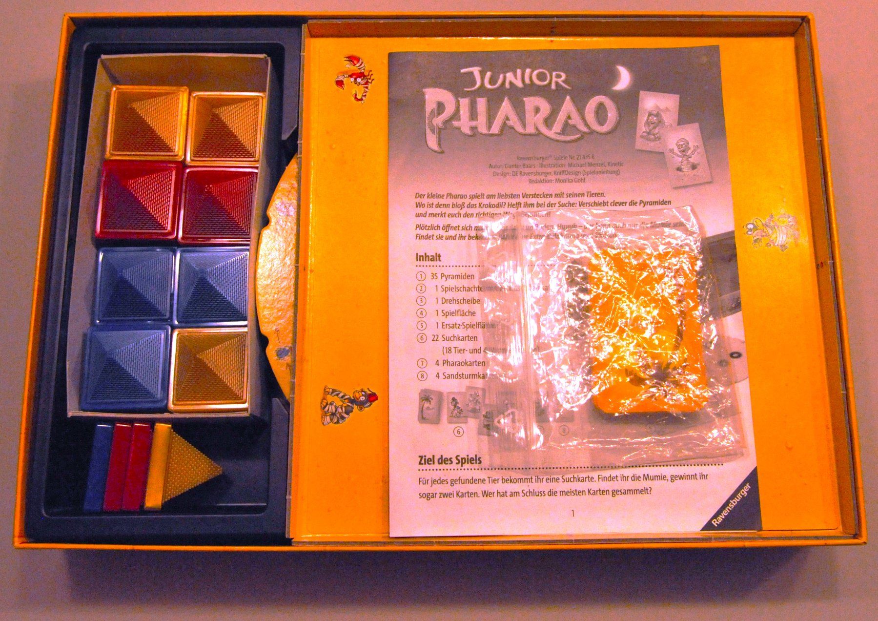Ravensburger Giochi: Gesellschaftsspiel Pharao Junior – Usato da Hofstetten SO venduto da Edradour3 1