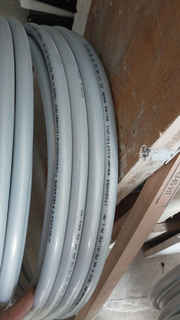 Radiatori: Fussbodenheizungsrohr 16x2mm – Nuovo (secondo la descrizione) da Altishausen venduto da Grueematt 3