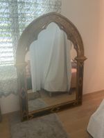 Aladin-Spiegel antik mit Schnitzerei 175x132x9cm Zustand gut