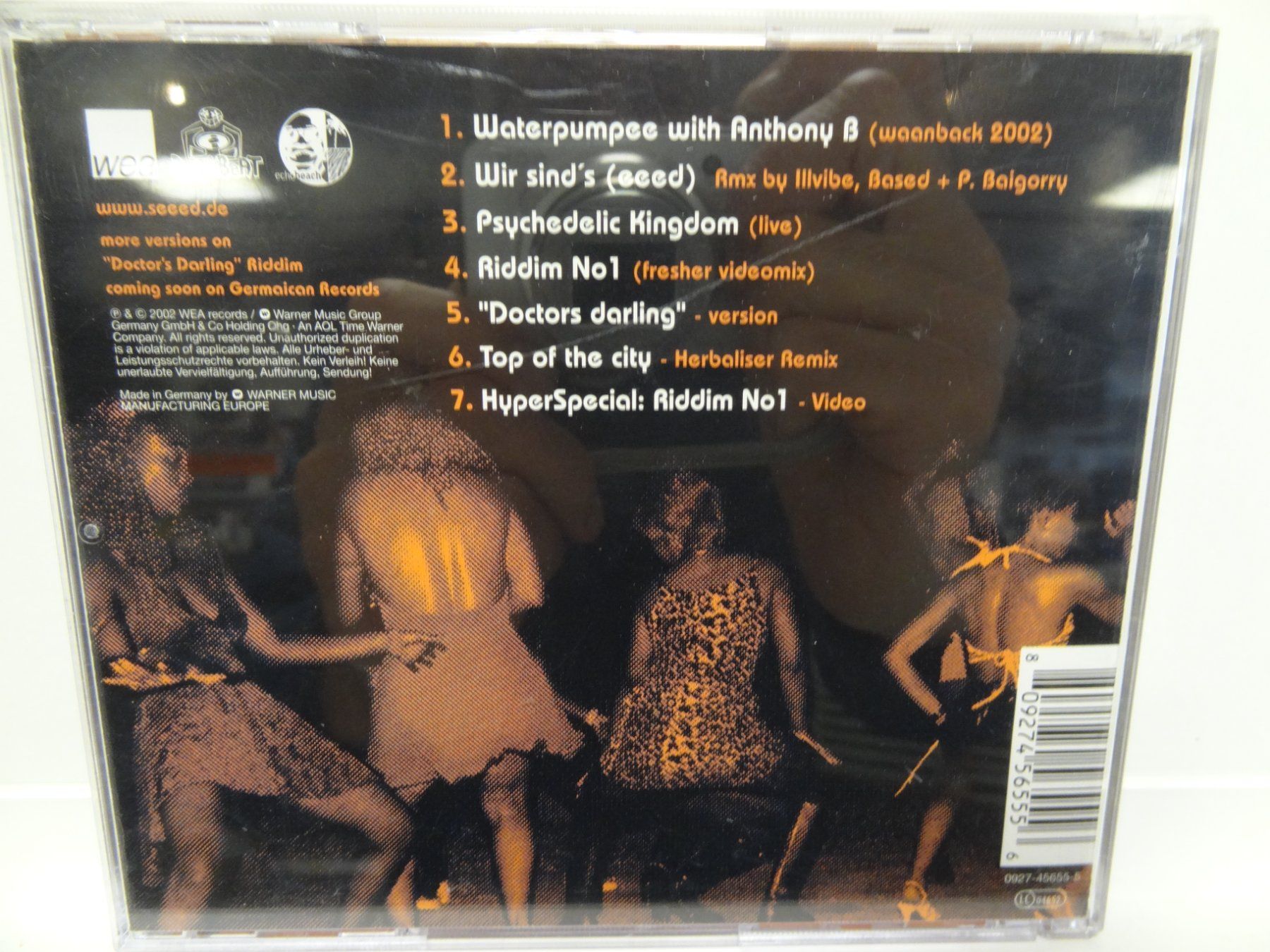 CDs: SEED - Waterpumpee with Anthony B - – Gebraucht aus luzern von musicandart 1
