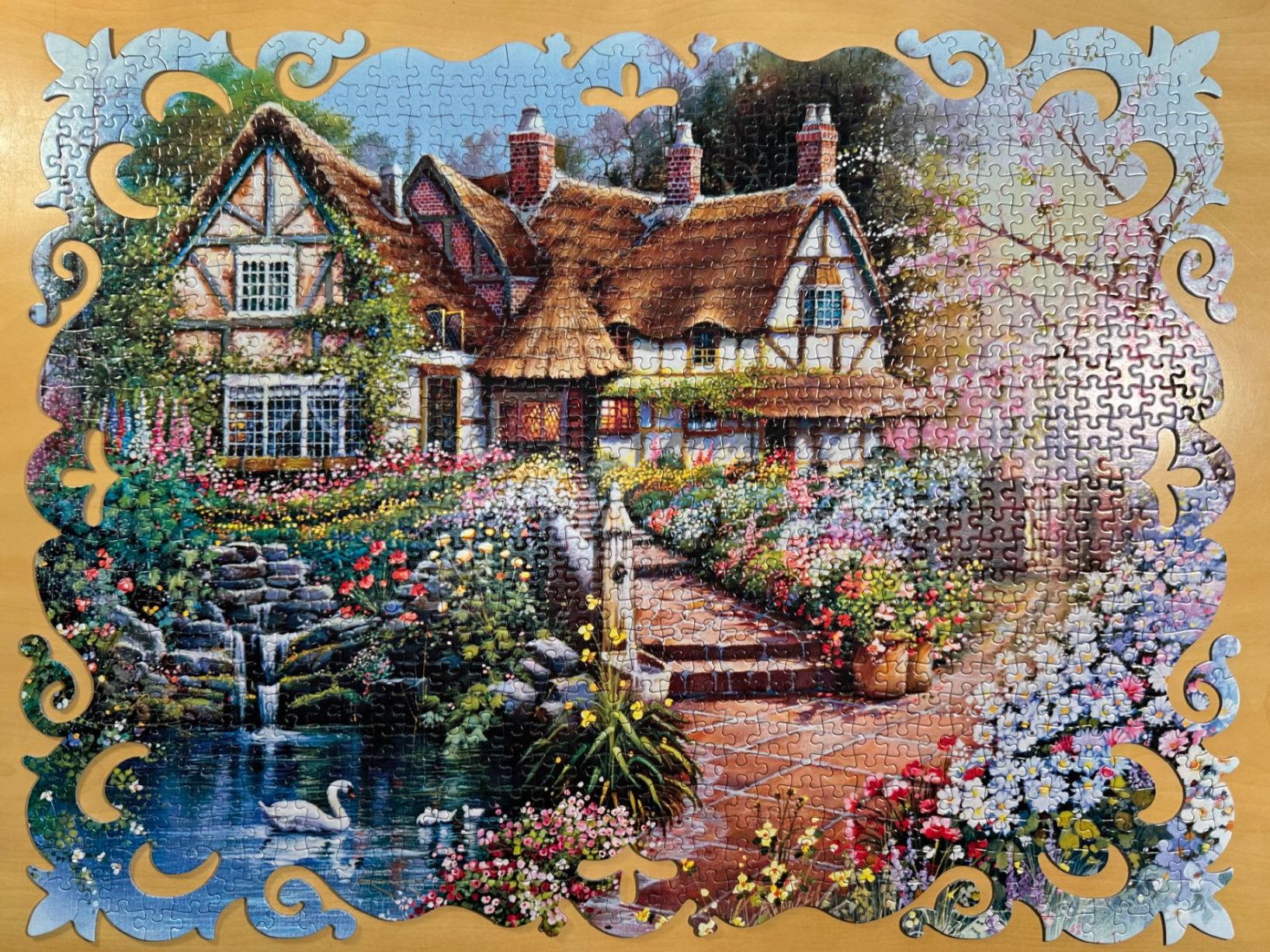 Puzzle: Jumbo Deco Puzzle Wall Art.  1000 Teile – Usato da Dürnten venduto da RaschaKatz 1