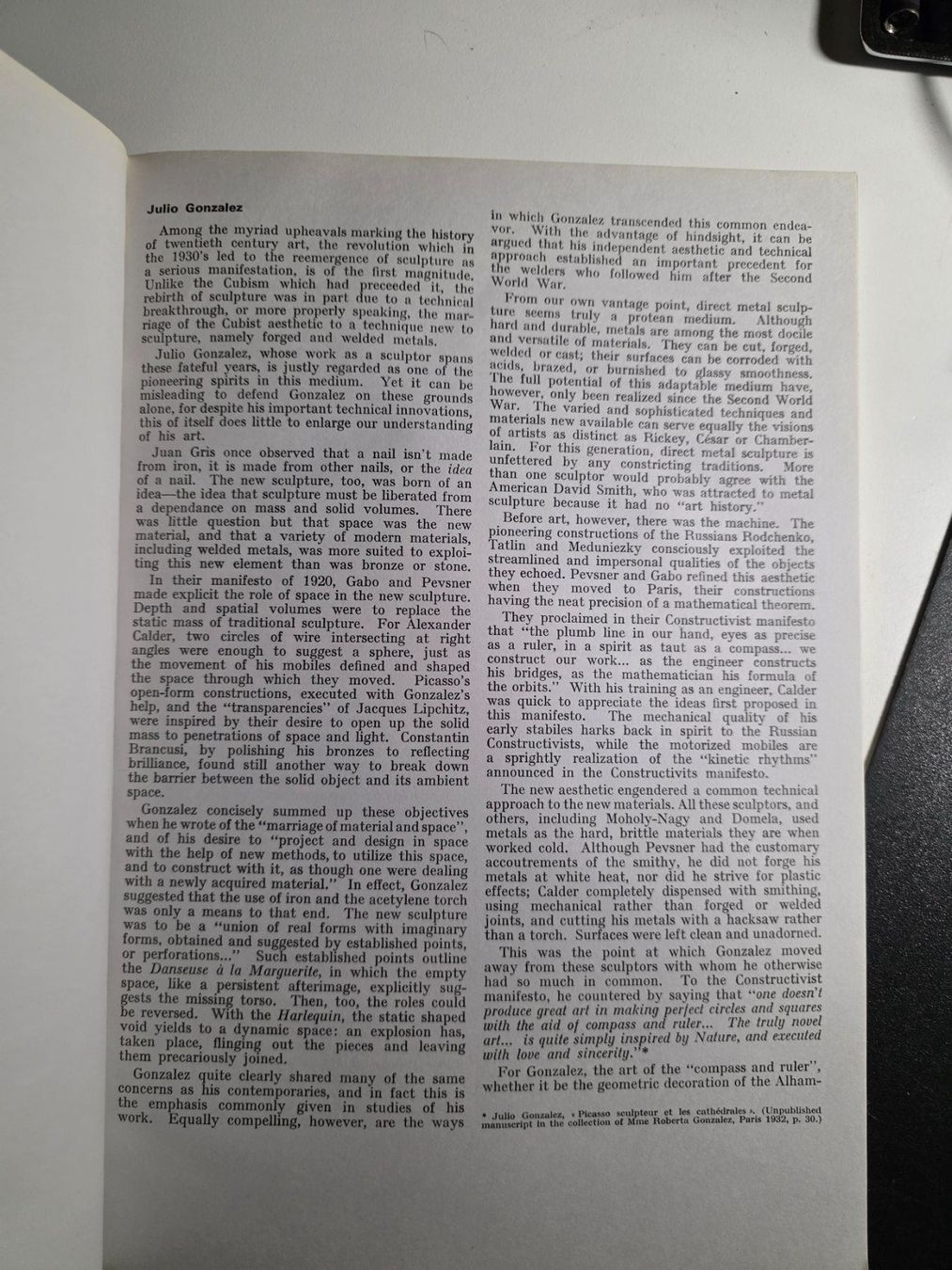 Bücher: Julio Gonzalez - Les matériaux de son expression 1969 – Gebraucht aus Walterswil BE von Lonitti 9