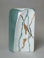 Vase modern grün (Nr 2)