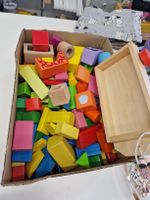 Bauklötze aus Holz über 50Stk.