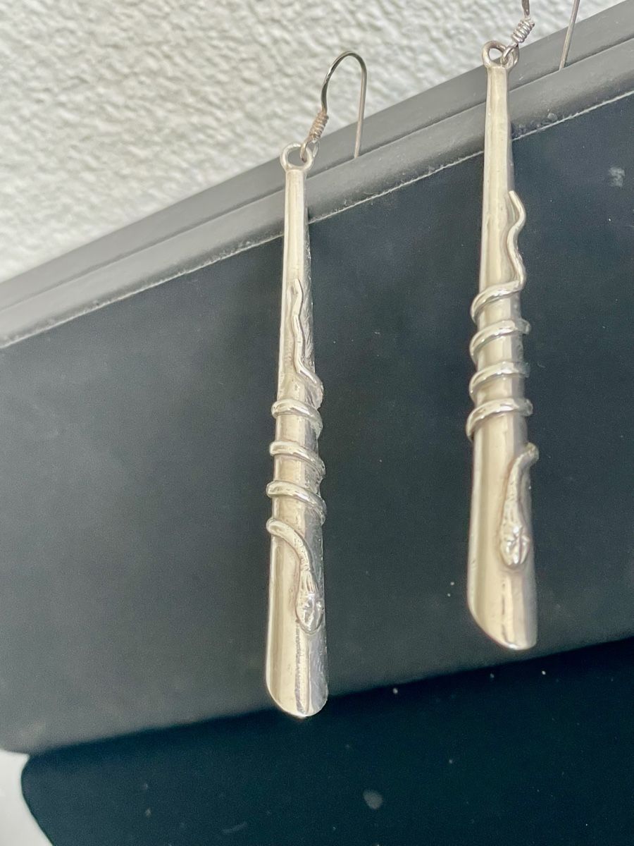 Ohrringe & -stecker: Silver 925 Earrings Snake Design – Gebraucht aus Richterswil von Prangins9 1