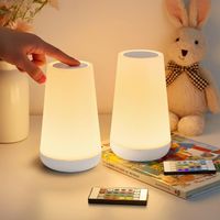2x LED Nachtlicht Touch dimmbar mit Akku