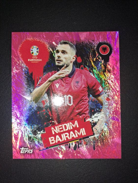 Carte Topps NOW UEFA Euro 2024 – Nedim Bajrami (Albanie) #007 – Édition Limitée