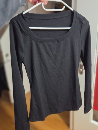 Langarm Shirt,Gr.XS NEU,schwarz