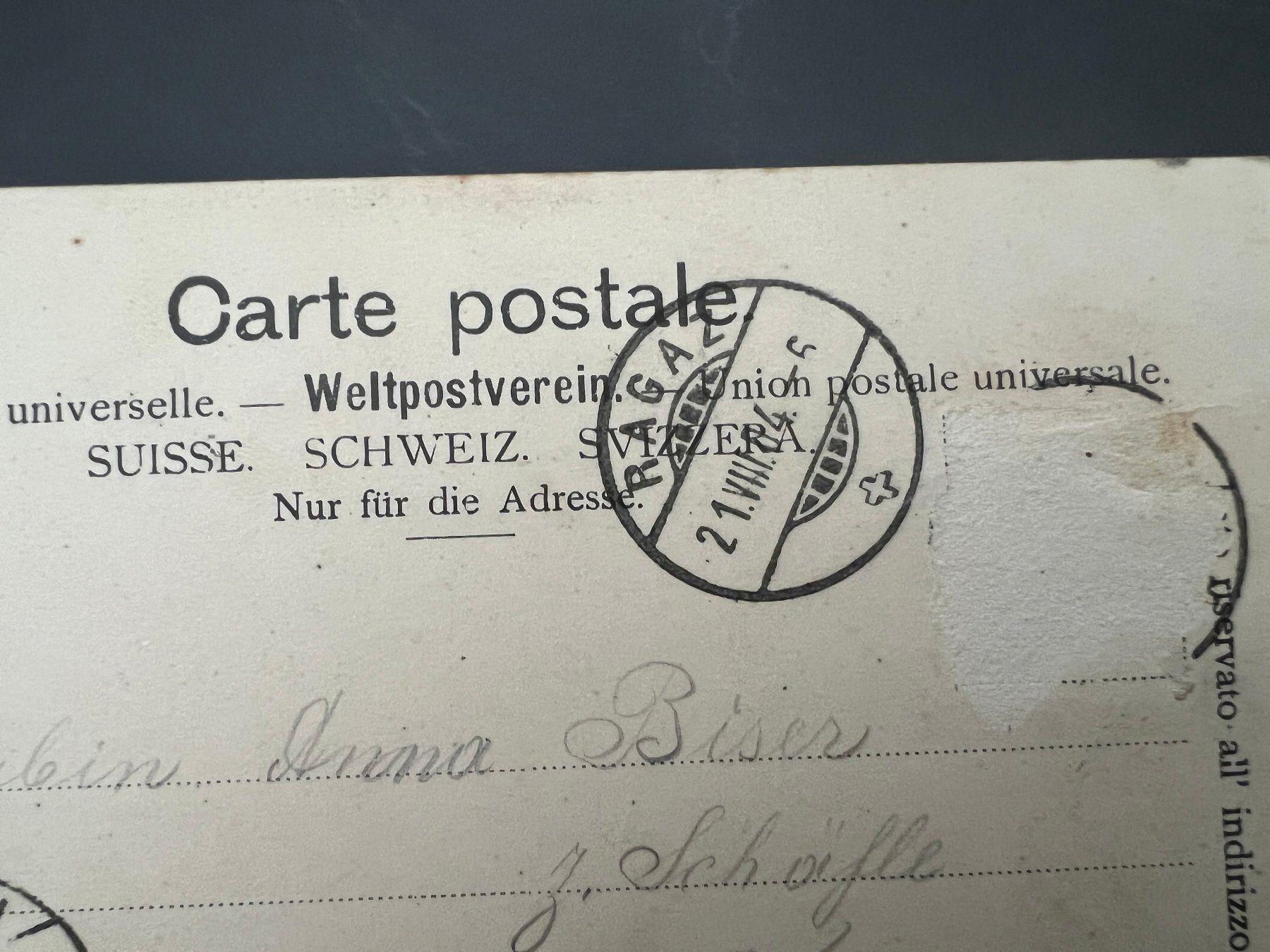 Cartoline postali: AK  1904 Bad Pfäfers  (G3204) – Usato da Hinwil venduto da Sidi4 1