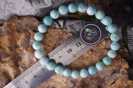 Larimar    8,1mm  Top  Kugel  Armband   Topstone