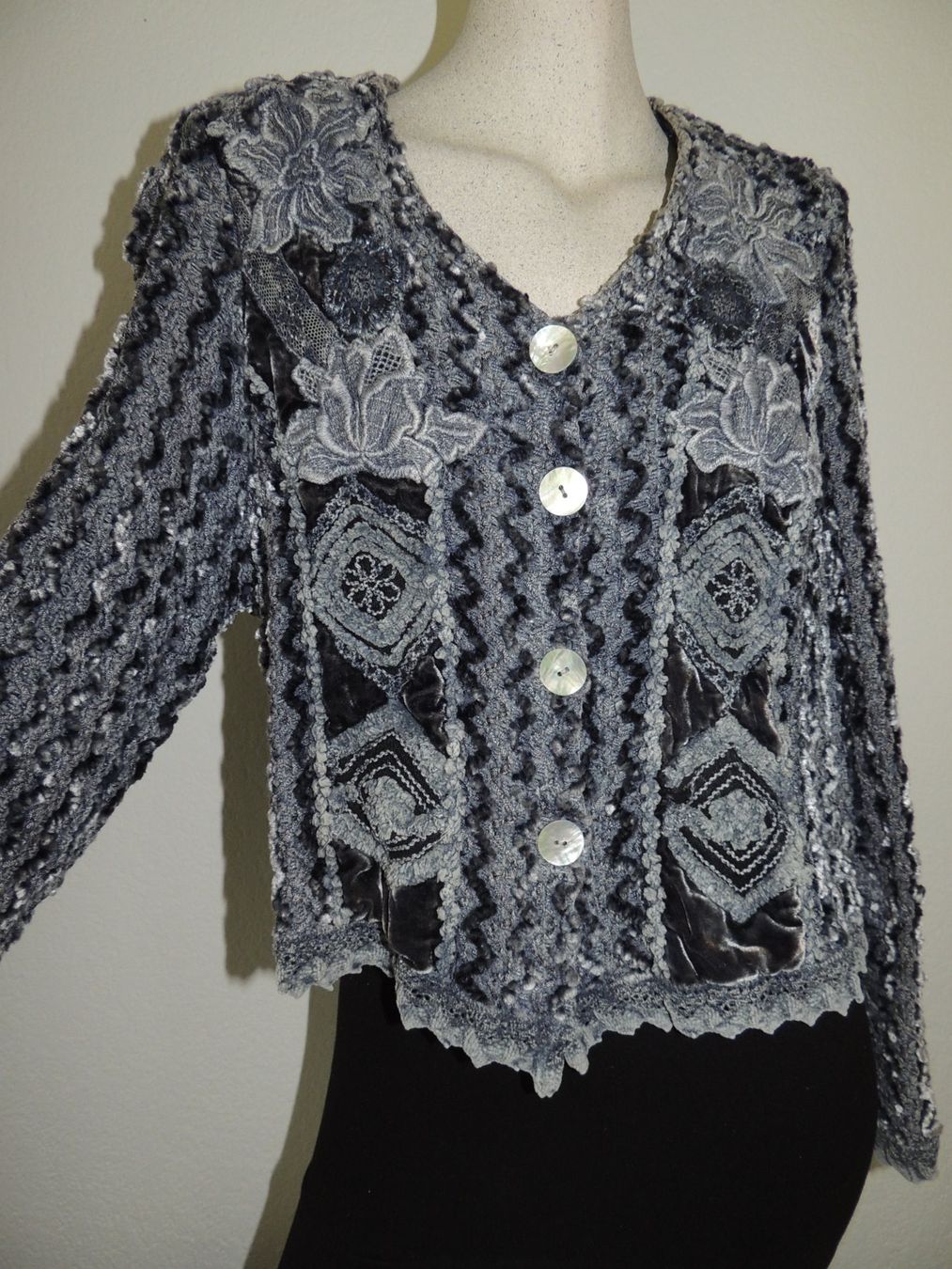 Jacken: SCHÖNE JACKE "CHRIS NEF" 100% VISCOSE BOHO-STYLE M – Neu (gemäss Beschreibung) aus Au ZH von FashionConsultant 6