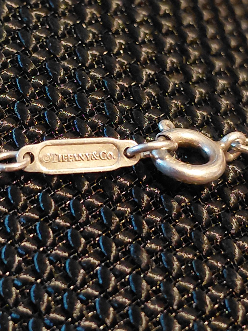 Tiffany & Co. Catenine: tiffany kette mit perlenanhänger 925er silber  – Usato da Weite venduto da Liane1973 3
