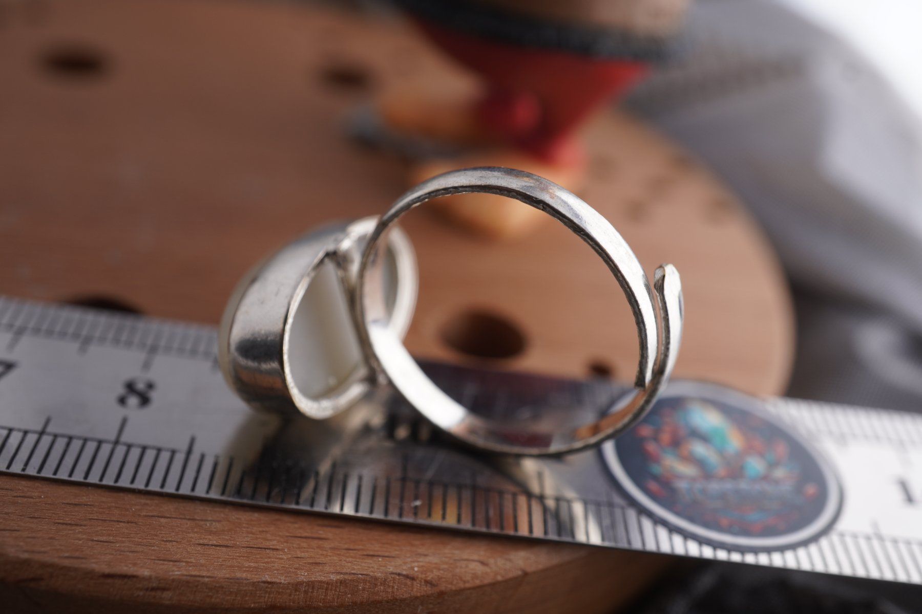 Minéraux & Lithothérapie: Indischer Mondstein    ring Grösse  Variabel     (Räumung!) – Neuf avec emballage d'origine à Eschenbach SG par topstone 5