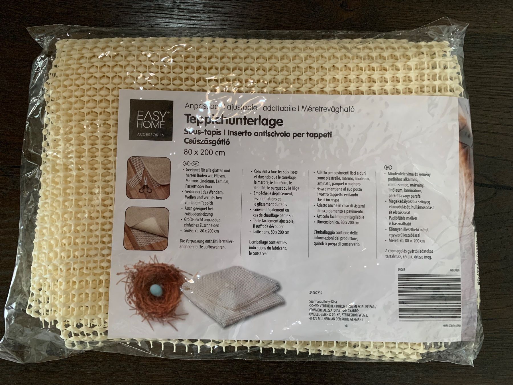 Tappeti: Teppichunterlage 80 x 200 cm NEU – Nuovo e nell'imballaggio originale da Sursee venduto da escape62