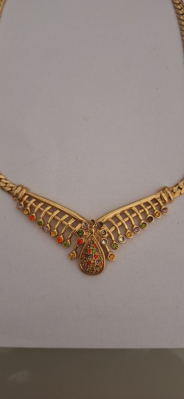 Catenine: wunderschönes Vintage Collier Vergoldet  – Usato da Kerzers venduto da ExpressoTerreno 1