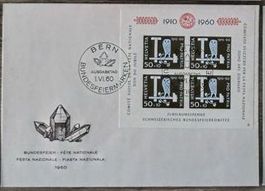 JB28) 1960, FDC Pro Patria ohne Adresse Kt. 25.-