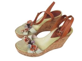 Vintage Sandalen Korksohle