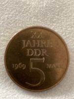 20 Jahre DDR 5 Mark Münze