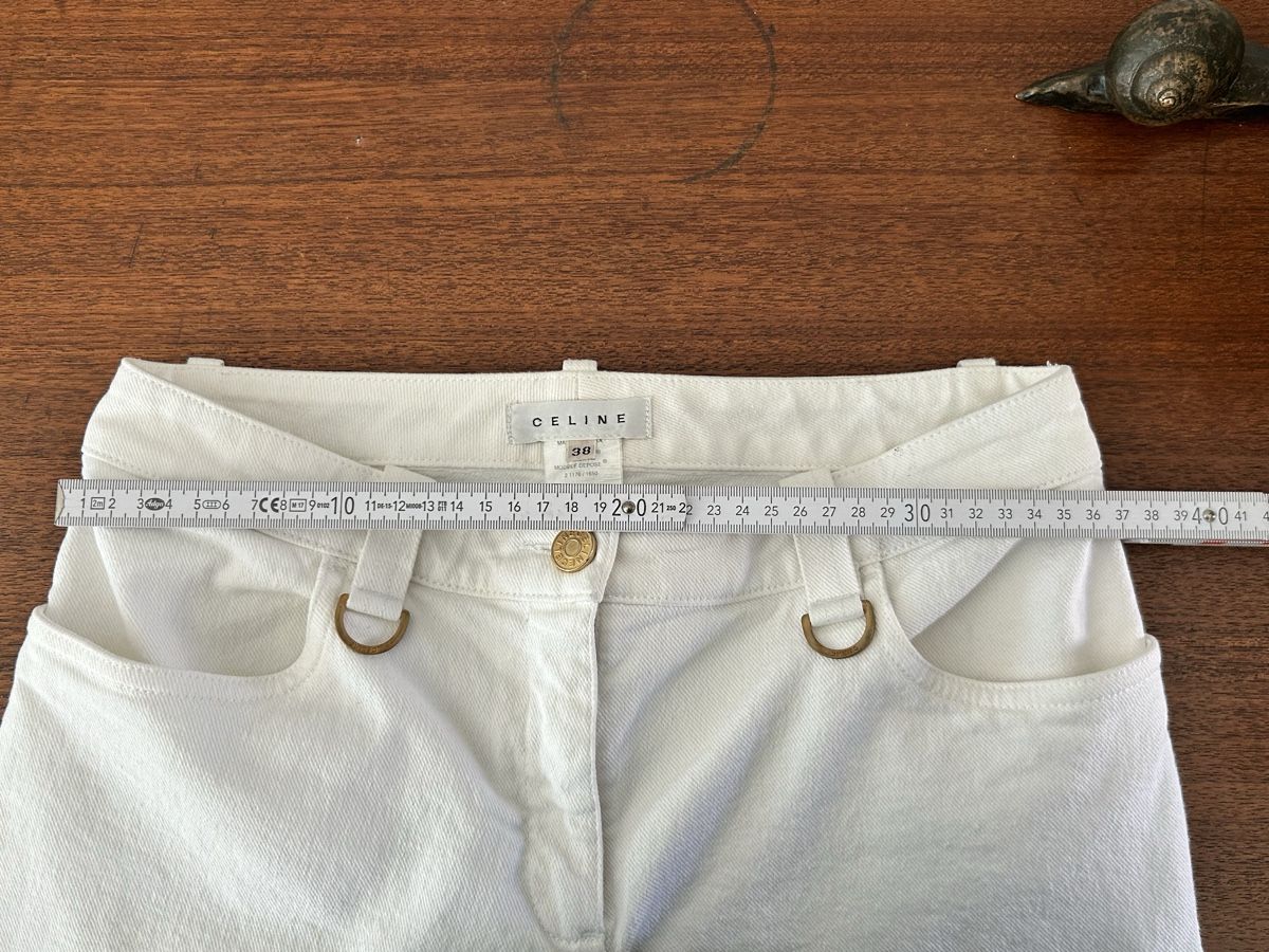 Celine Jeans: Jeans Celine blanc taille 38 – Gebraucht aus Lully VD von Garance040 6