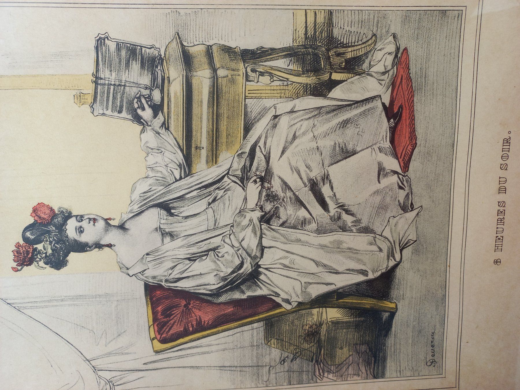 Gravures: 2 Stiche?, "Dame von Welt" – D'occasion à Horw par Bellevue10 5