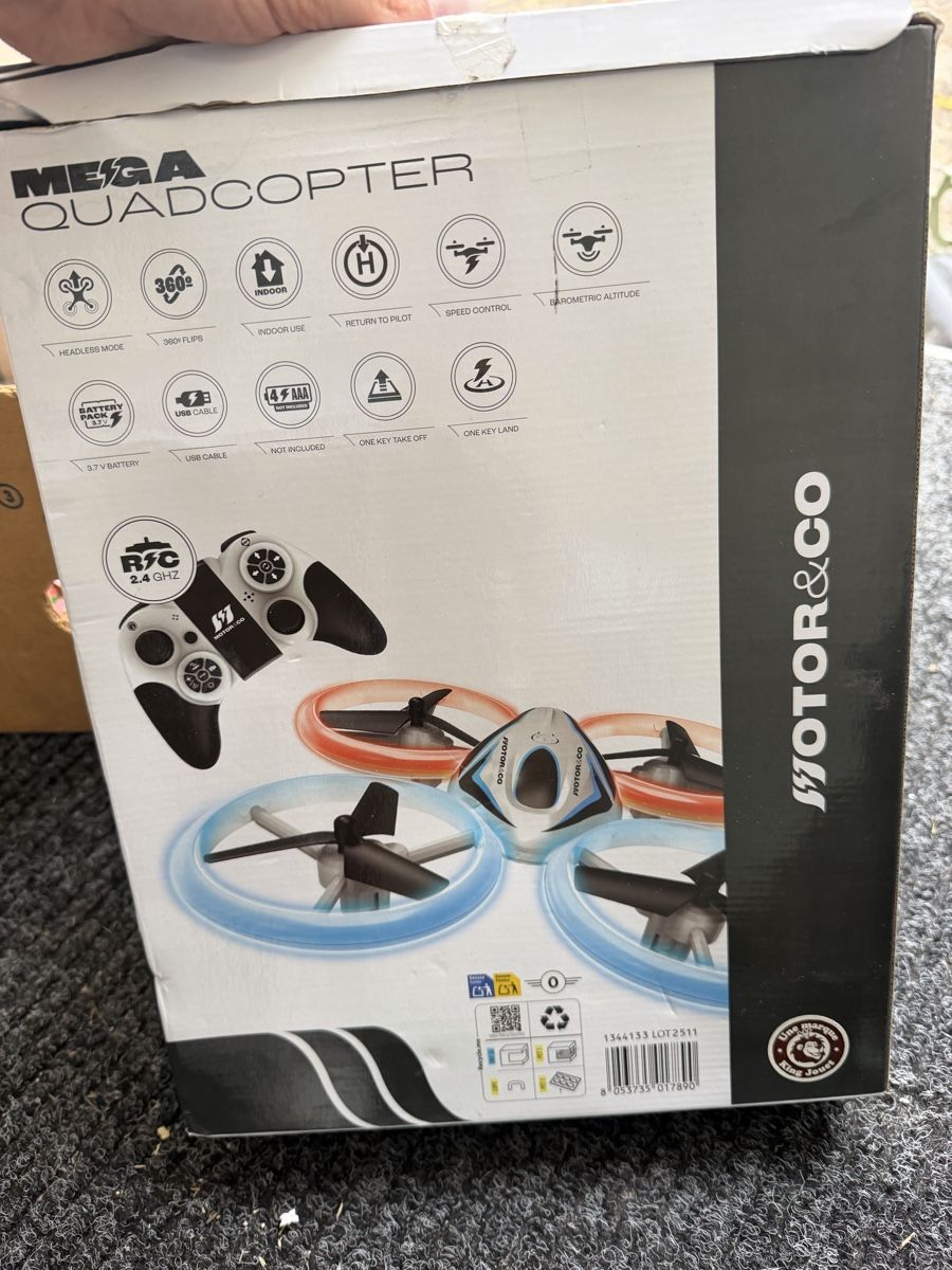 Modellismo RC: Mega Quadcopter Motor & Co drone télécommandé 2.4 GHz neuf – Nuovo (secondo la descrizione) da Bulle venduto da mjm_mgl2 1