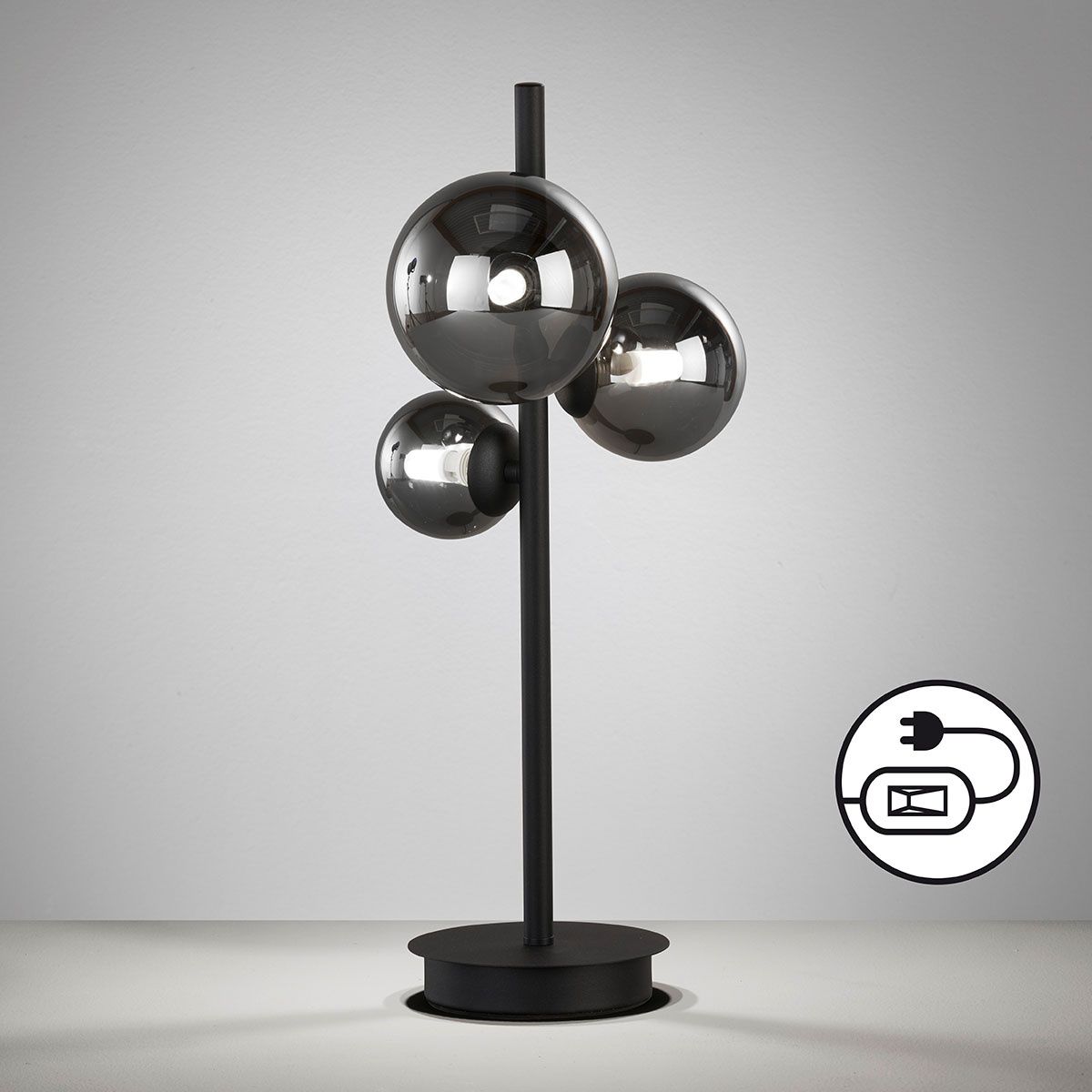 Lampade: LED Tischleuchte, 48 cm Höhe, 3 Kugeln – Nuovo (secondo la descrizione) da Kreuzlingen venduto da Smart-Light