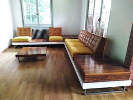 Mobilier salon des années 60 / 70 / Wohnzimmer  60er- / 70er