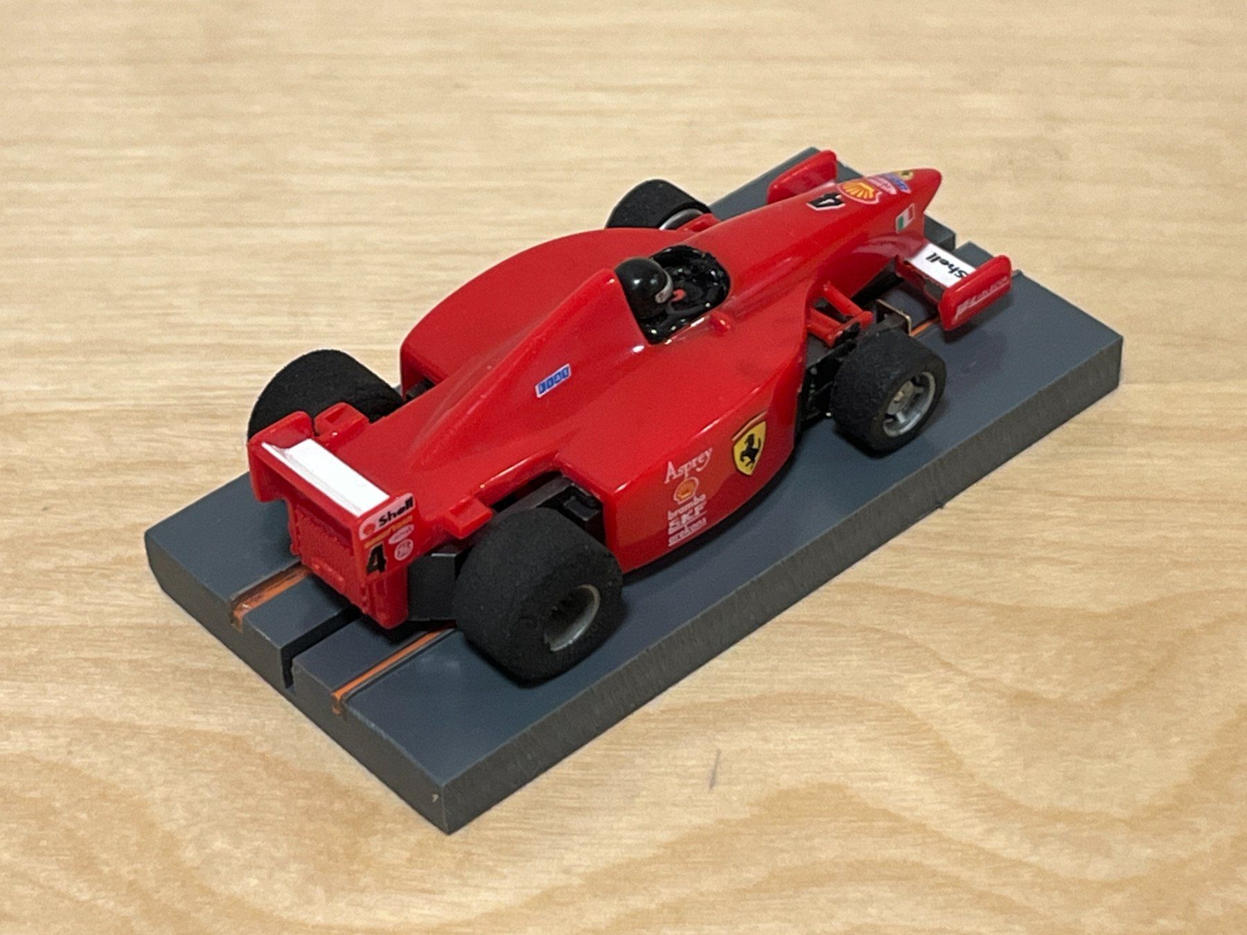 Tyco Piste: Tyco 440x2 Ferrari F1 #4 'Asprey' – Usato da Bülach venduto da h0slotch 4