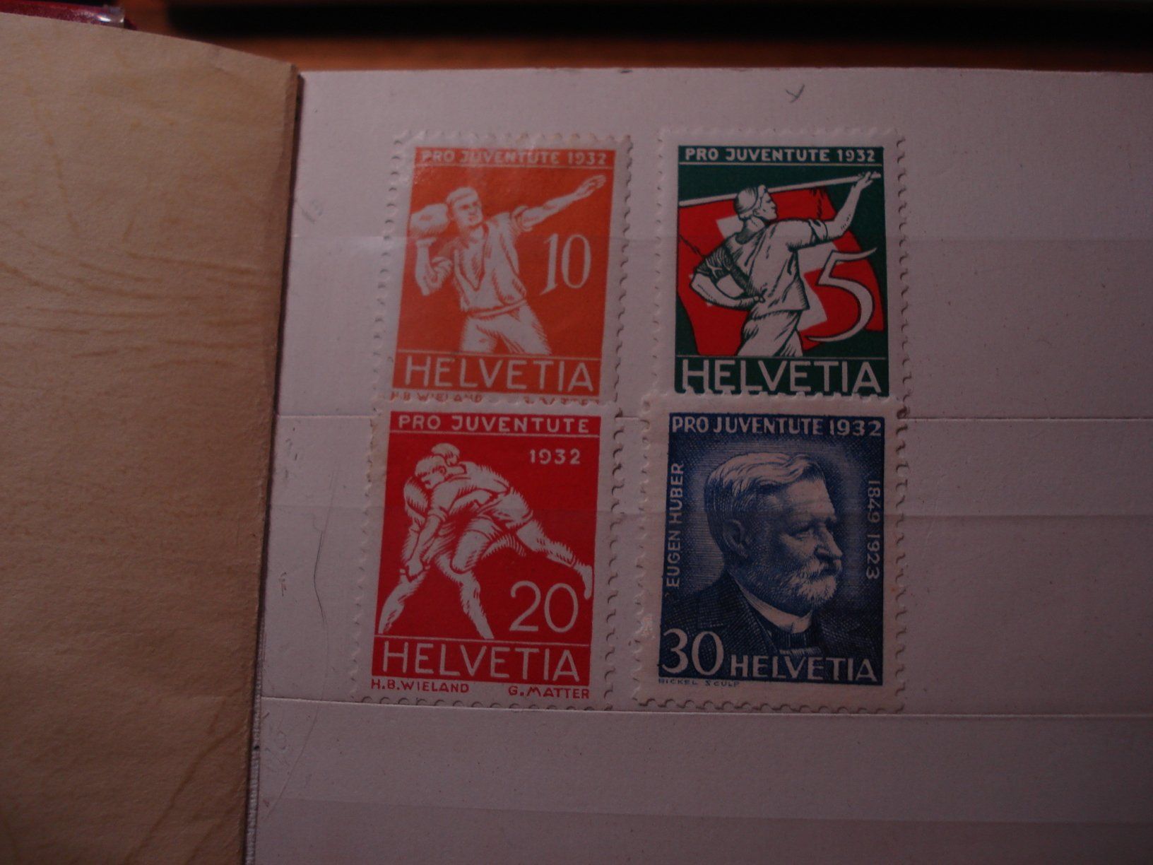 Tutti i francobolli: Satz Pro Juventute 1932 * – Usato da Niederwil AG venduto da morostahu