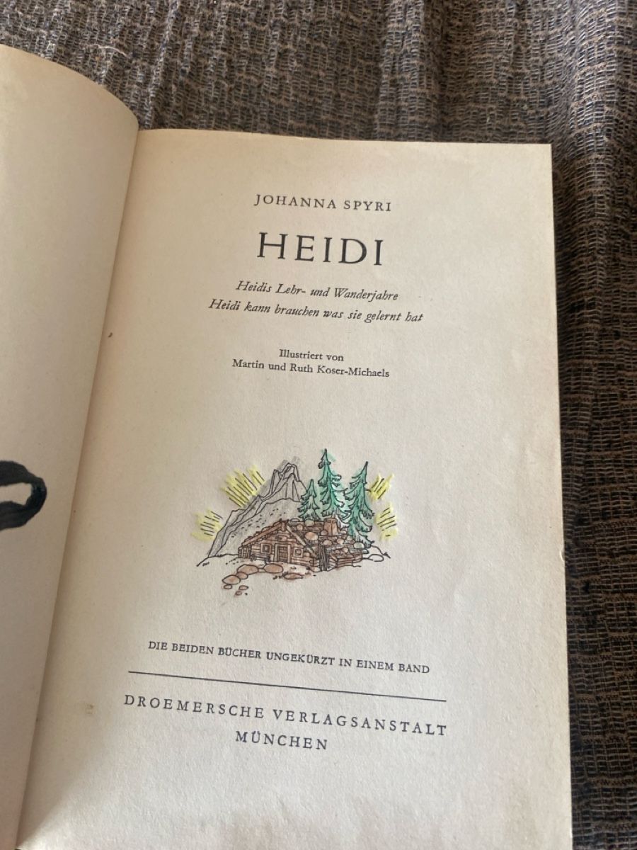 Libri: Heidi Buch 1952 erschienen  – Usato da St.Stephan venduto da Maze78 2