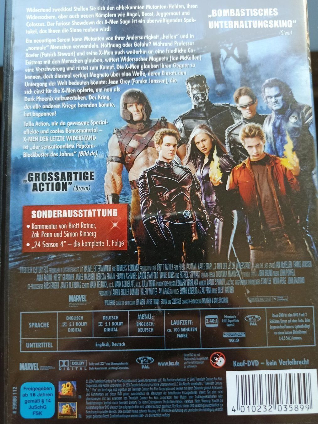 Alle DVDs: X-Men: Der letzte Widerstand – Gebraucht aus Dübendorf von kb86_MOVIE 1